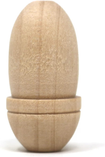 Fixte large wooden wood acorn - large,