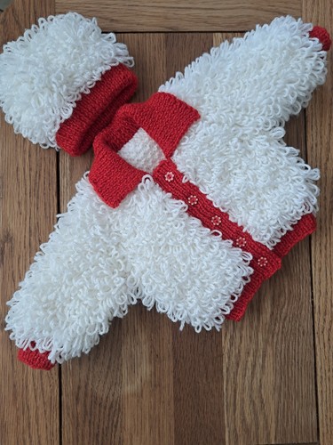 Hand knitted baby loopy - hand-knitted, jacket
