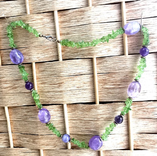 Real purple amethyst green - purple, &