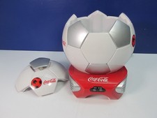WORKING 5 can COCA COLA FOOTBALL MINI FRIDGE OFFICIAL COOLER hot/ cold