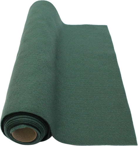 Felt roll dark green - felt, –
