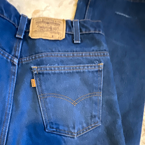 1980s vintage orange tab - vintage,
