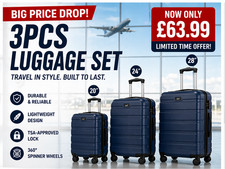 Luggage Suitcase Set 3 Piece