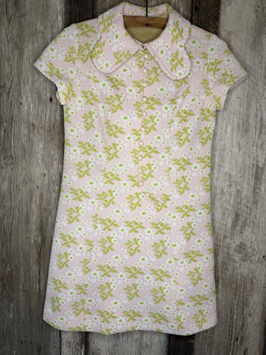 Vtg 60s mod floral - 60s,