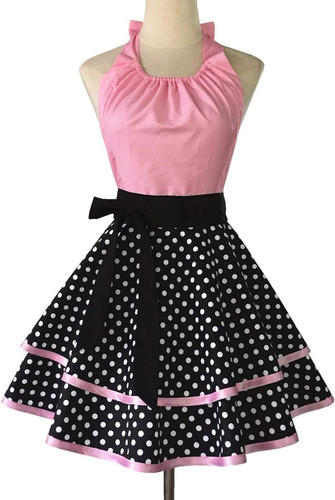 Cute retro apron - retro, vintage