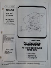 Sears Craftsman Contractor 10"