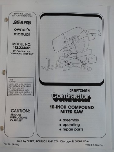 Sears craftsman contractor - sears,