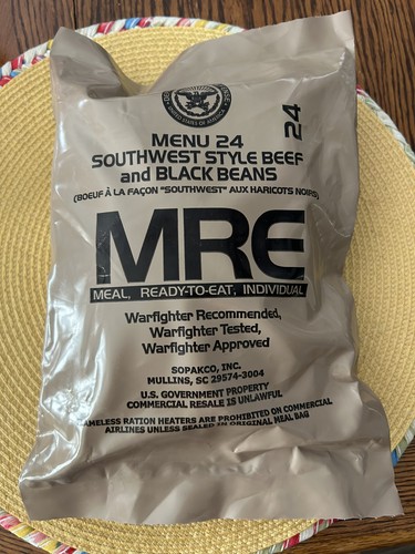 Military mre single meal - military,