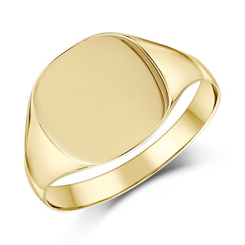 9ct yellow gold men signet - yellow,