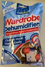 Aqua Vault Wardrobe Interior Slim Sachet Dehumidifiers Fresh Linnen