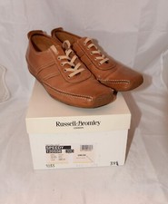 RUSSELL & BROMLEY Speedy Vintage Leather Driving Shoes Ladies UK6 BOX RRP £89.50