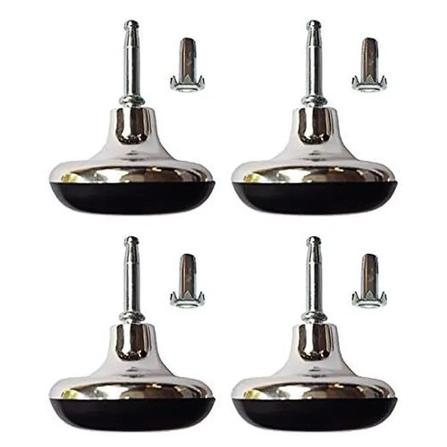Chrome feet leg gliders castor - chrome,