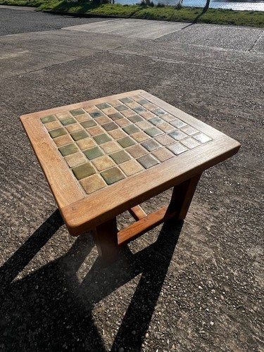Wooden tiled chess table pub - wooden,