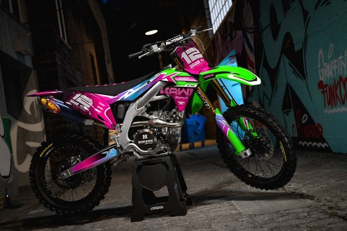 Kawasaki disco graphics kit - disco,