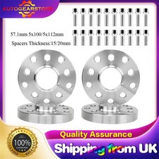 2 Pair 15/ 20mm 5x112/5X100