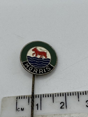 Vintage morris car logo enamel - car,