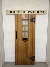 Reclaimed Old Oak Victorian Edwardian Wooden Front Door 2025 x 800mm