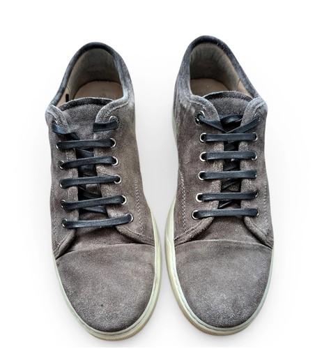 Lanvin suede low top sneakers