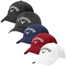 Callaway Golf Mens 2025 Side Crested Tour Logo Adjustable Baseball Cap