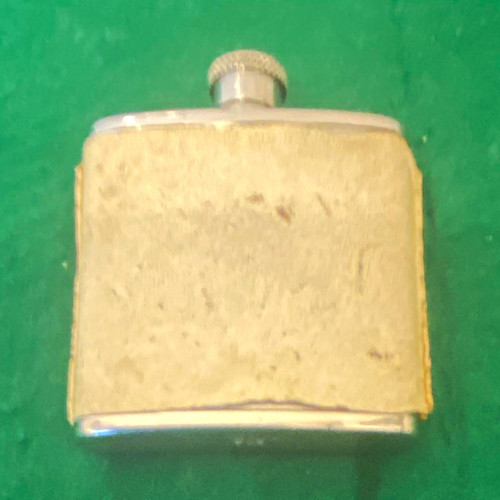 Mini silver tone metal hip - metal,