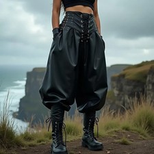 Black Premium Leather Warrior