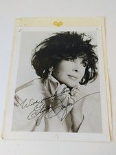 Elizabeth Taylor Signed Photo