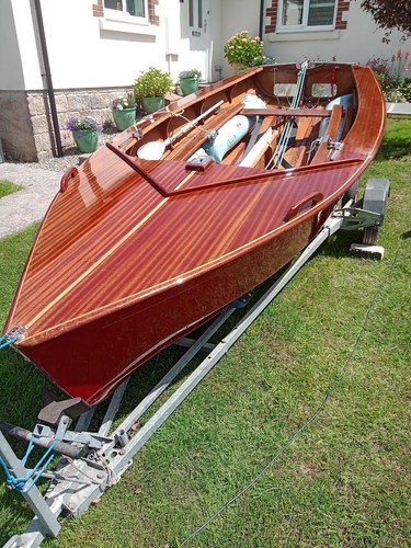 Enterprise sailing dinghy with - sailing,
