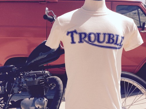 Trouble triumph tee bonneville - triumph,