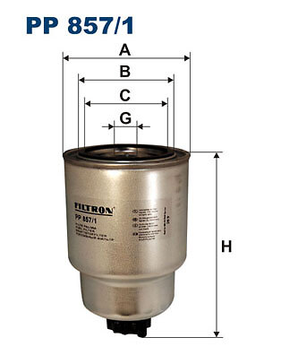 New fuel filter - new,