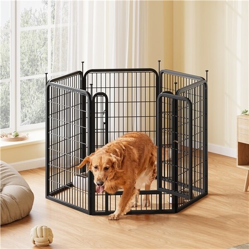 Panels dog playpen metal pet - 6,