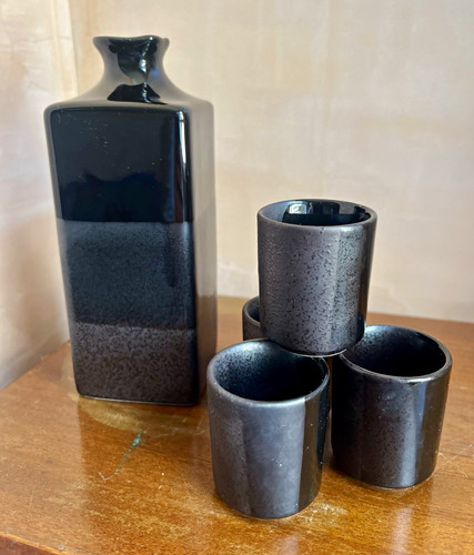 Miya japanese ceramic sake set - miya,