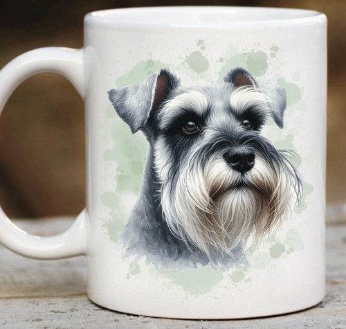 Miniature schnauzer dog mug - miniature,