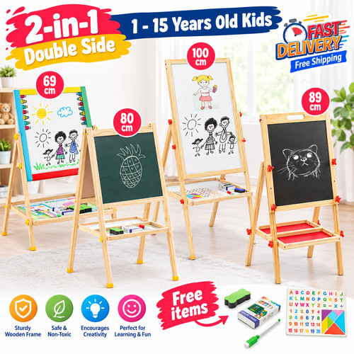 Kids wooden blackboard - 2, 1