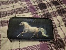 Ladies/ Girls Purse With Running Palamino Horse Design