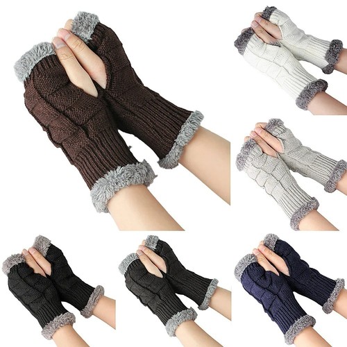 Women ladies winter fingerless - women,