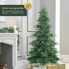 Salcar  Christmas Tree - 1.8M 6FT Artificial Fir | Metal Stand, Easy Assemble