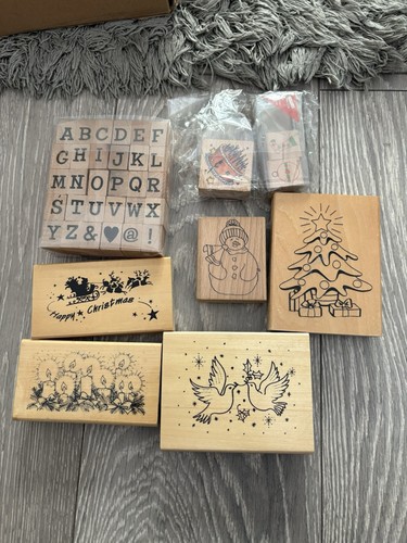 Rubber stamps wooden - stamps,