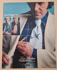 Louis Philippe Menswear Original UK Press Advert 1975