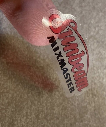 Sunbeam mixmaster mixer - sunbeam,