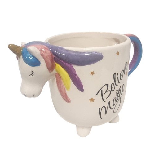 Unicorn ceramic mug - unicorn, believe