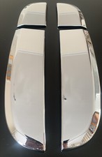 CHROME VENT FENDER SHARK SIDE COVERS FITS JAGUAR XF XFR 2008-2011 3.0 V6 4 Piece