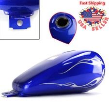 Blue Motorcycle 3.4 Gallons