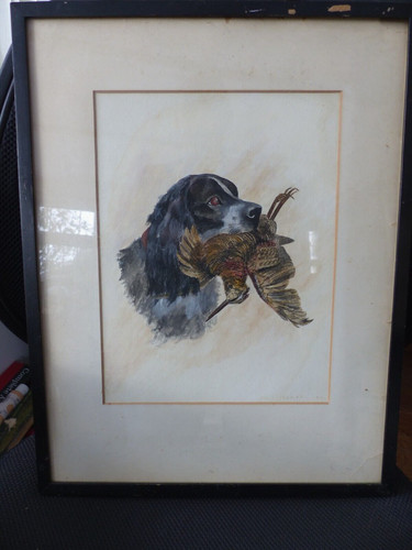 Antique original watercolour - antique,