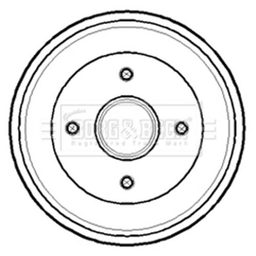 Brake drum for - 1x,