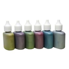 6 METALLIC SCOLA MARBLING INK