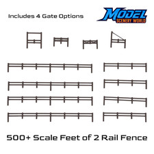 2 Rail Fence 500' + 4 Gates -
