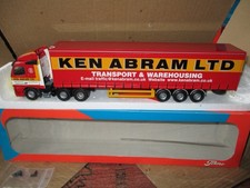 TEKNO 1:50 Scale VOLVO FH12 & CURTAINSIDE TRAILER KEN ABRAM LTD