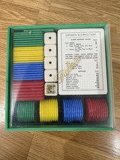 Vintage Fichero Canasta Game