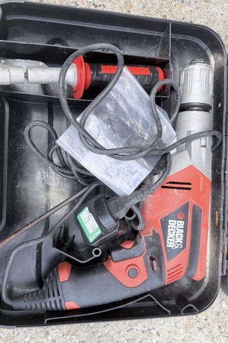 Black decker hammer drill - black, &