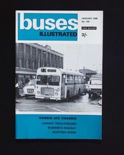 buses ILLUSTRATED No. 154 January 1968 – Ian Allan – British Bus History PB
